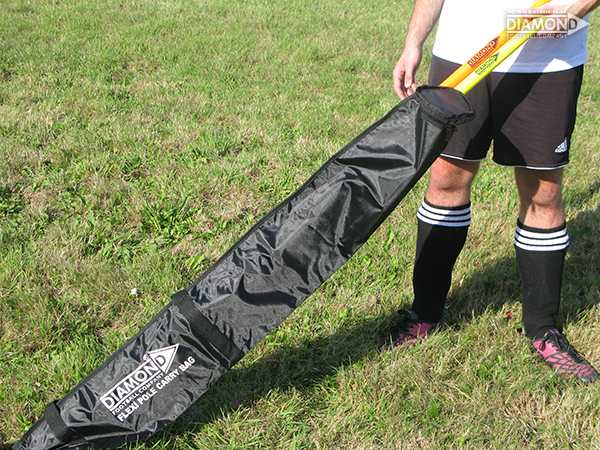 thumbnail interactive-video image 1 of Agility Pole Carry Bag – Holds 20 Half Poles For Soccer, Football, & Fitness Drills 1 of 6