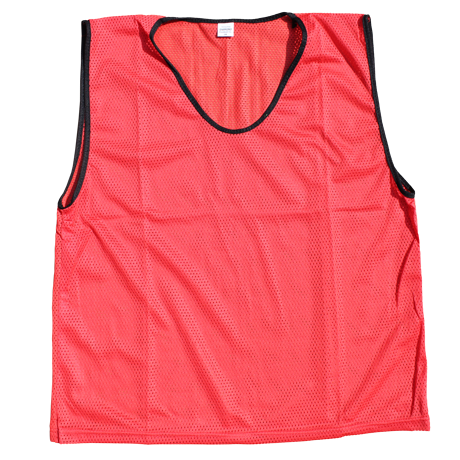 New Mesh Unisex Training Bibs Youth Size Red Colour Football outdoor game bibs10 