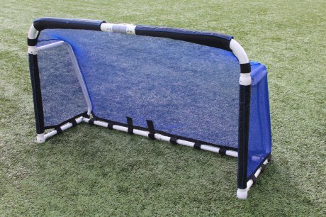 Club Aluminium Folding Goal (Blue Net)